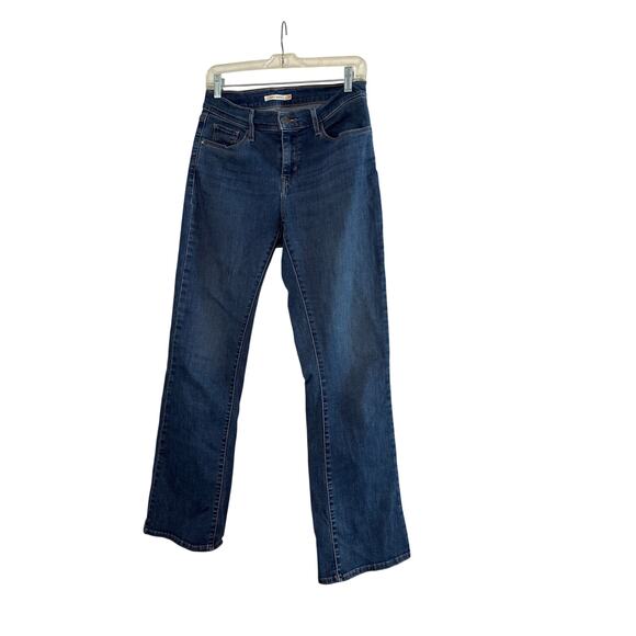 Levi’s Curvy Bootcut Jeans Women’s Size 29 Mid Rise Stretch Blue Denim Pants - Picture 1 of 5